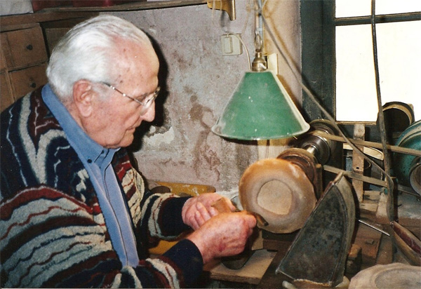 Jean Lamy in his workshop
