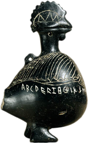 Etruscan terracotta vase