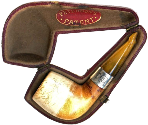 Cased Peterson pipe from 1901